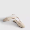 Bailarinas con talón abierto y pedrería