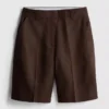 Bermudas plisadas de lino «The Edit»