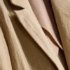 Blazer con solapas en V y textura