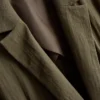 Blazer con solapas en V y textura