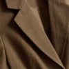 Blazer de manga corta con detalle de cinturón