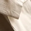 Blazer de una sola fila de botones en mezcla de lino