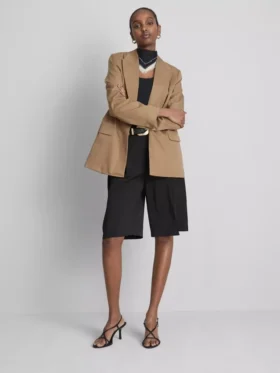 Blazer oversize de una sola fila de botones