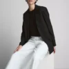 Blazer oversize de una sola fila de botones