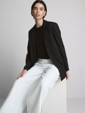 Blazer oversize de una sola fila de botones