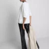 Blusa de manga 3/4 con cuello en V