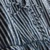 Blusa de Paula Echevarría con mangas abullonadas y rayas de seersucker