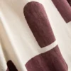 Blusa estampada con mangas casquillo