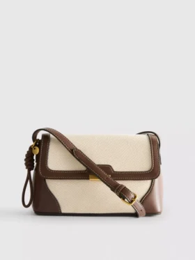 Bolso bandolera de piel sintética