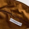 Bolso bandolera plegable de ante «The Edit»