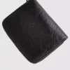 Bolso con cremallera de efecto desgastado