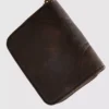 Bolso con cremallera de efecto desgastado