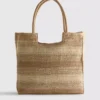 Bolso de compras con efecto tejido