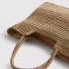 Bolso de compras con efecto tejido