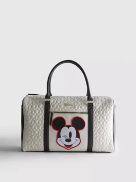 Bolso de fin de semana con relieve de Mickey y sus amigos de Disney