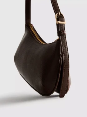 Bolso de hombro con doble fuelle