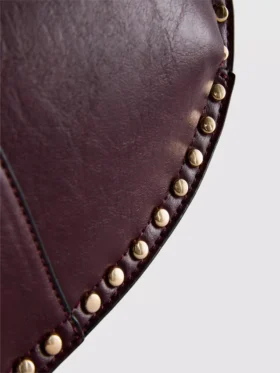 Bolso de hombro con tachuelas de imitación de piel de Paula Echevarría