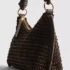 Bolso de hombro tejido