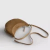 Bolso de hombro tipo «luna» de ante sintético
