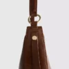 Bolso de hombro tipo «luna» de ante sintético