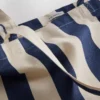 Bolso de lona a rayas