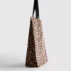 Bolso de lona con estampado de leopardo