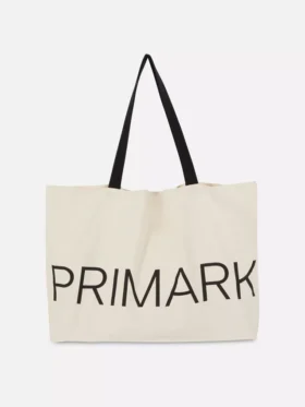 Bolso de lona con estampado gráfico de Primark