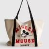 Bolso de lona con estampado gráfico «Mickey y sus amigos» de Disney, tamaño XL