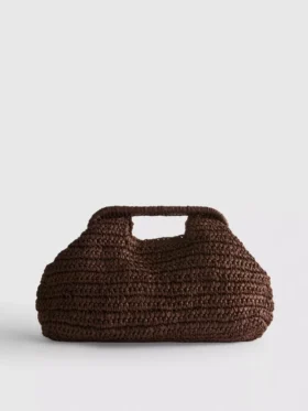 Bolso de mano tejido