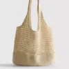 Bolso de playa de ganchillo
