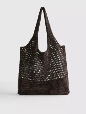 Bolso de playa de ganchillo
