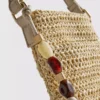 Bolso para móvil tejido con abalorios