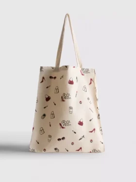 Bolso shopper de lona «El diablo viste de Prada»