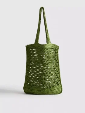 Bolso shopper de paja