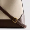 Bolso tipo cubo de imitación de piel