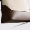 Bolso tipo cubo de imitación de piel