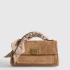 Bolso tipo «grab bag» con asa tipo pañuelo