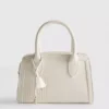 Bolso tipo tote con efecto cocodrilo