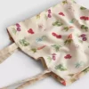 Bolso tote con estampado vegetal
