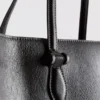 Bolso tote de imitación de piel con efecto craquelado