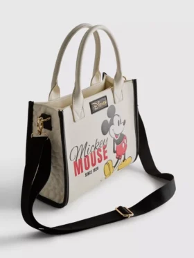 Bolso tote de imitación de piel de Mickey y sus amigos de Disney