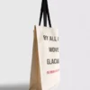 Bolso tote de lona con eslogan de «El diablo viste de Prada»
