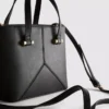 Bolso tote mini de imitación de piel
