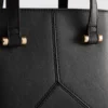 Bolso tote mini de imitación de piel