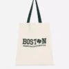 Bolso tote urbano de algodón con estampado gráfico