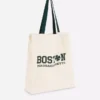 Bolso tote urbano de algodón con estampado gráfico