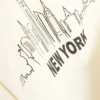 Bolso tote urbano de algodón con estampado gráfico
