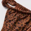 Braguita de bikini con estampado de leopardo y brillo de Paula Echevarría