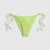 Braguita de bikini con lazo lateral y abalorios