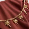 Braguita de bikini con lazo lateral y detalle de cadena